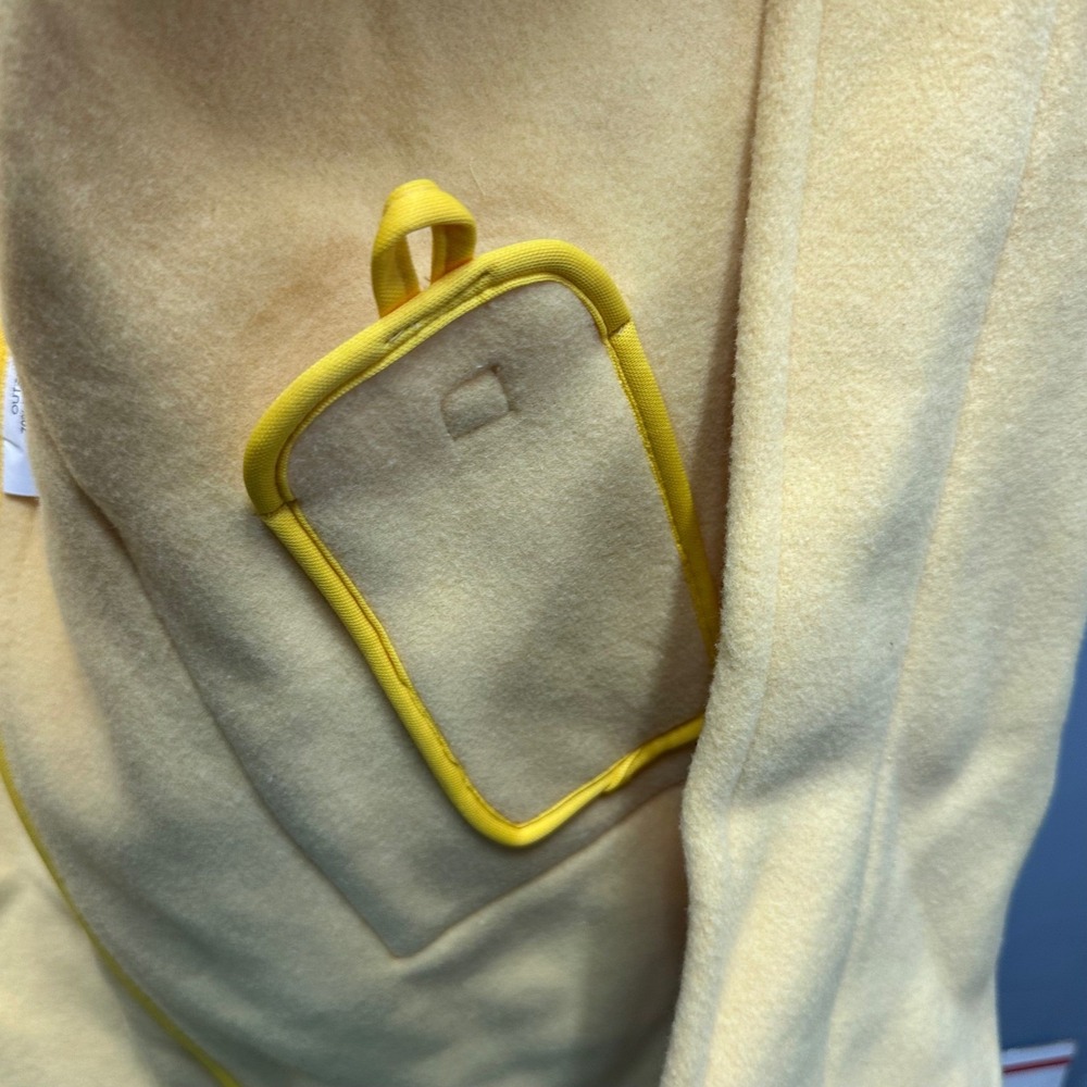 John Partridge Men's Long Duffle Coat Yellow Wool Toggle Made in England Size 44 - Picture 13 of 15